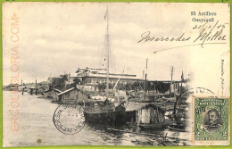 Af2384 - ECUADOR - Vintage Postcard -  Guayaquil -  1905 - Equateur