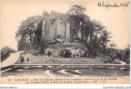 ACBP7-37-0646 - LANGEAIS - Parc Du Château - Ruines D'une Forteresse - Langeais