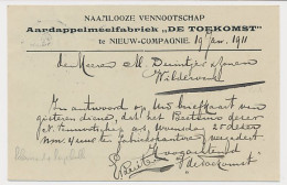 Firma Briefkaart Nieuw Compagnie 1911 - Aardappelmeelfabriek - Non Classificati