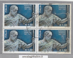 USATI ITALIA 2007 - Ref.1039A "FERRANTE GONZAGA" 1 Val. In Quartina - - 2001-10: Used