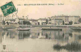 69 - Belleville Sur Saone - Le Port - Etat Léger Pli Visible - CPA - Voir Scans Recto-Verso - Belleville Sur Saone