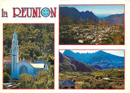 Ile De La Réunion - Cilaos - Multivues - Flamme Postale - CPM - Voir Scans Recto-Verso - Autres & Non Classés