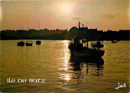 29 - Ile De Batz - Le Port - Coucher De Soleil - Voir Scans Recto Verso  - Ile-de-Batz