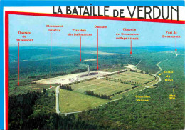 55 - Douaumont - L'Ossuaire De Douaumont - Le Cimetière National Militaire - Vue Aérienne - CPM - Voir Scans Recto-Verso - Douaumont