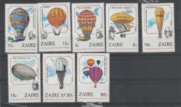 Zaire 1984 200th Anniversary First Manned Balloon Flight MNH ** - Unused Stamps