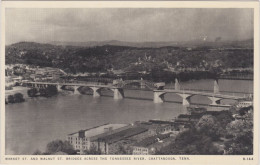 Chattanooga    Market St. And Walnut St. Bridges Across The Tennessee River 1940 - Other & Unclassified