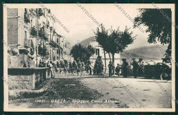 Latina Gaeta Militari Bersaglieri Cartolina QK4313 - Latina