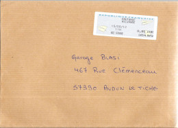 M125 - LETTRE DE KNUTANGE NILVANGE DU 15/09/12 - Briefe U. Dokumente