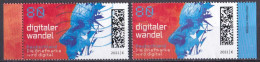 BRD 2021 2 X Mi. Nr. 3590 Mit Rechtem Und Linkem Markenrand O/used (BRD1-1) - Used Stamps