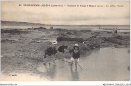 ABSP5-44-0399 - SAINT-BREVIN-L'OCEAN - Rocher Et Plage A Maree Basse-La Petite Creche  - Saint-Brevin-l'Océan