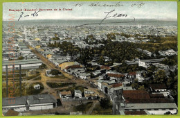 Af2390 - ECUADOR - Vintage Postcard -  Guayaquil - 1908 - Text - Equateur