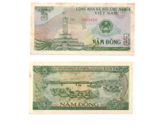 Vietnam 5 Dong 1985 P-91 UNC Foxing - Vietnam