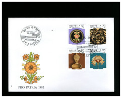 SVIZZERA - HELVETIA - FDC 1992 - FDC