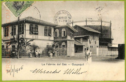 Af2396 - ECUADOR - Vintage Postcard -  Guayaquil - 1905 - Equateur