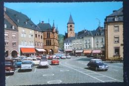 ► Cpsm Couleur Automobile  Goggomobil Coupé,  2CV Et DKW ECHTERNACH (Gd Duché Luxembourg) - Echternach