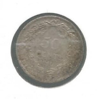 ALBERT I * 50 Cent 1910 Frans * Prachtig * Nr 12786 - 1 Franco