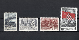 USSR Russia 1967/1968 Space, October Revolution 50th Anniversary, Sovjet Army 4 Stamps MNH - Russie & URSS