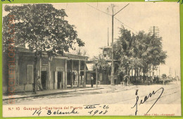 Af2401 - ECUADOR - Vintage Postcard -  Guayaquil - 1908 - Equateur