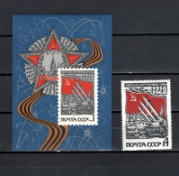 USSR Russia 1968 Space, Sovjet Army Stamp + S/s MNH - Rusland En USSR