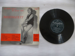 MISTINGUETT : Les Belles Années Du Music-hall : Vinyle 25 Cm - 10 Titres -  COLUMBIA FP 1141 - Otros - Canción Francesa