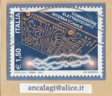 USATI ITALIA 2007 - Ref.1047 "ELETTROTECNICA" 1 Val.- - 2001-10: Oblitérés