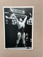 REDING Serge En 1971 / LE SOIR Carte 112 / Ed. P. Hurbain - Weightlifting