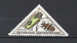 CENTRAFRIQUE TAXE  N° 4   NEUF SANS CHARNIERE COTE 0.25€   INSECTE ANIMAUX FAUNE - Central African Republic