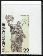 COB  2156 - ND - Coin De Feuille - Cote: 10,00 € - 850 E Anniversaire De La Mort De Saint-Norbert - 1985. - 1981-2000