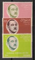 SOUDAN - 1966 - N°YT. 183 à 185 - Mubarak Zaroug - Neuf Luxe ** / MNH / Postfrisch - Soedan (1954-...)