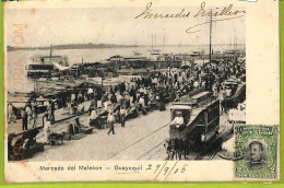 Af2405 - ECUADOR - Vintage Postcard -  Guayaquil - 1905 - Ecuador