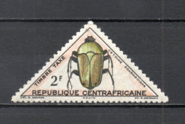 CENTRAFRIQUE TAXE  N° 6   NEUF SANS CHARNIERE COTE 0.30€   INSECTE ANIMAUX FAUNE - Zentralafrik. Republik