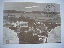 Avion / Airplane / AIR FRANCE / Concorde / Emplacement Du Relay De Sarrebourg - 1946-....: Moderne