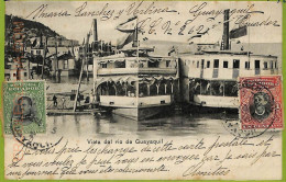 Af2406 - ECUADOR - Vintage Postcard -  Guayaquil - 1906 - Equateur