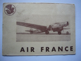 Avion / Airplane / AIR FRANCE / Dewoitine 338 / Airline Issue / Printed In Dakar, Sénégal / From Dakar To Paris - 1919-1938: Between Wars