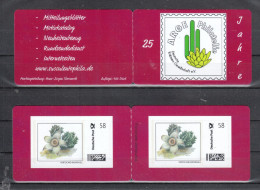 Deutschland**, Markenheft Personalisierte Ausgabe, Sukkulente / Germany, MNH, Booklet, Pers. Issue, Succulent - Cactusses