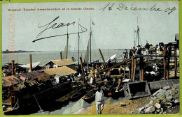Af2408 - ECUADOR - Vintage Postcard -  Guayaquil - 1908 - Text - Equateur