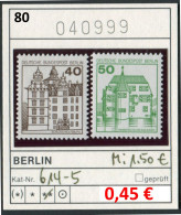Berlin 1980 - Germany 1980 - Michel 614-615 - ** Mnh Neuf Postfris - - Neufs