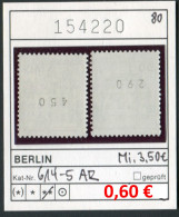 Berlin 1980 - Germany 1980 - Michel 614-615 AR - ** Mnh Neuf Postfris - - Neufs