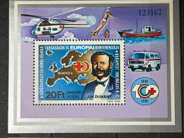 1986 HUNGARY MNH Red Cross - Nuevos