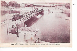 SETE ( 34 ) -  Le Pont Tournant Et La Gare - Sete (Cette)