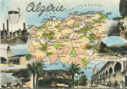ALGERIA  - POSTCARD OF ALGERIAN TOURISTIC PLACES, USED. - Algerien (1962-...)