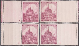 017/ Pof. 32, Complete Stamps With Coupons, Both Plate Marks * And + - Ungebraucht