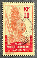 FRAGA0053U2 - Warrior - 10 C Used Stamp - Afrique Equatoriale - Gabon - 1910 - Gebruikt