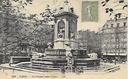 CPA Paris La Fontaine Saint-Sulpice - Paris (06)