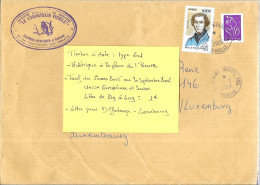 M112 - LETTRE DE STIRING WENDEL DU 25/09/06 POUR LE LUXEMBOURG - LE CHANTEUR FIDELE - Briefe U. Dokumente