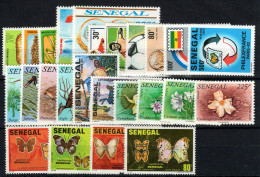 Sénégal - Année 1982 N** MNH Luxe Complète , YV 560 à 584 , Cote 73 Euros - Senegal (1960-...)