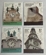 Argentina 2015, Edificios Con Relojes , Sc B 221/4, MNH. - Nuevos