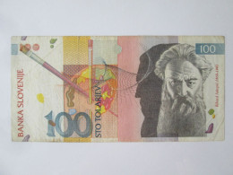 Slovenia 100 Tolarjev 1992 Banknote See Pictures - Eslovenia