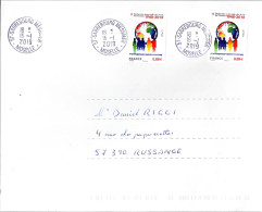 M111 - LETTRE DE SARREBOURG MESSMER DU 16/01/19 - Storia Postale