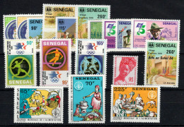 Sénégal - Année 1984 N** MNH Luxe Complète , YV 601 à 618 , Cote 27 Euros - Sénégal (1960-...)
